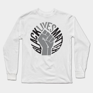 Black Lives Matter Fist Long Sleeve T-Shirt